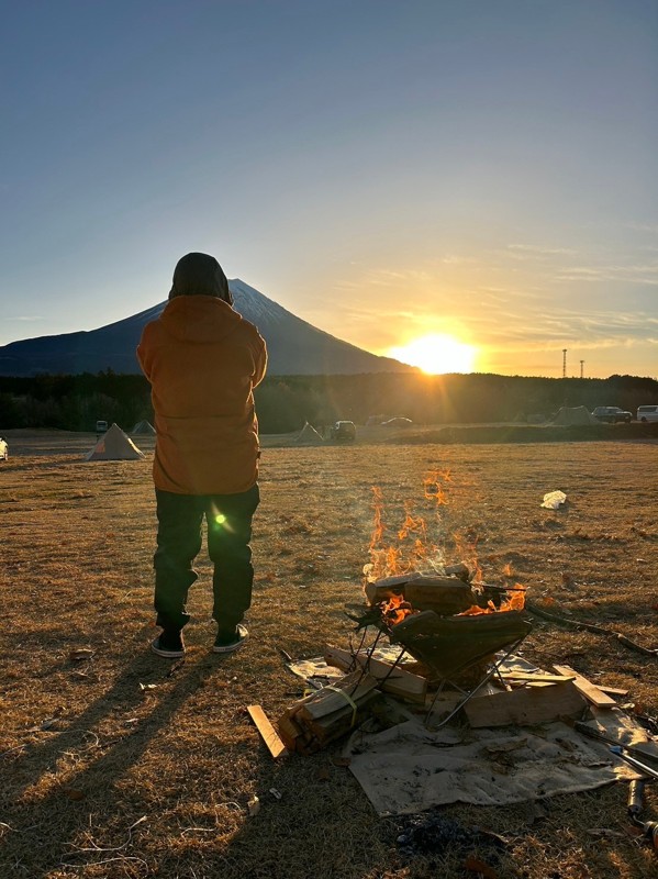 ふもとっぱらで冬キャンプ
