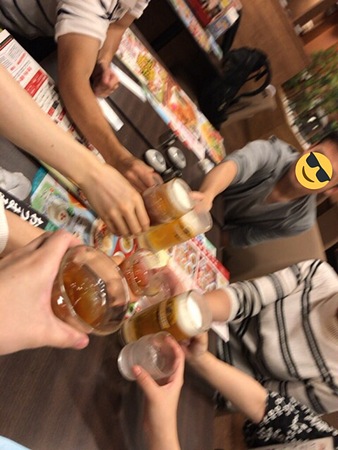 練習後飲み会