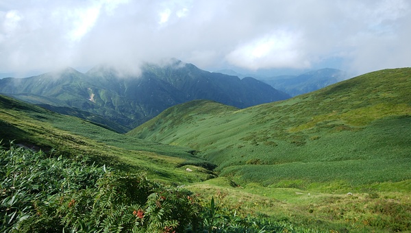 朳差岳1636m190915