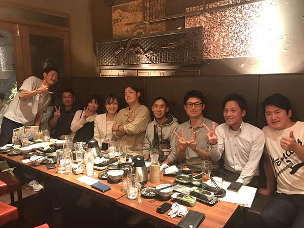 新規メンバーによる懇親会。