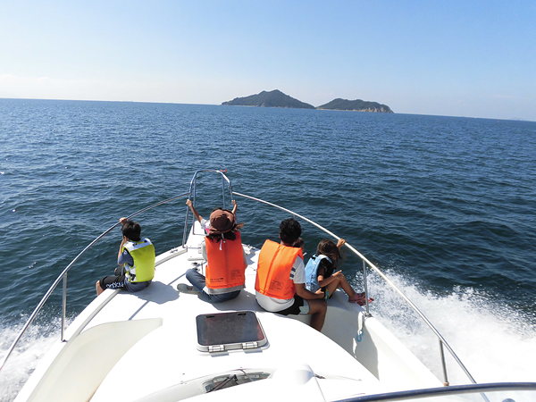 夏も終わり最後の宇治島