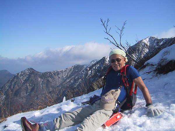 大山　頂上まで少し　