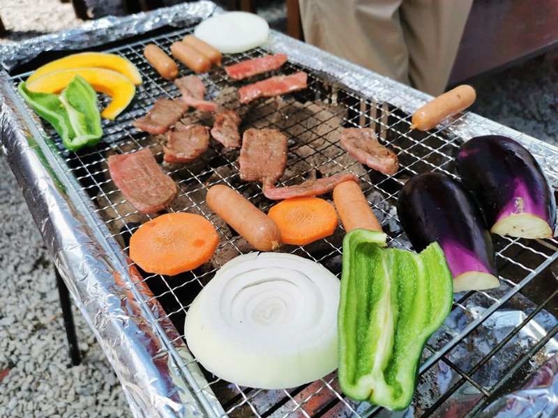 奥多摩でBBQ