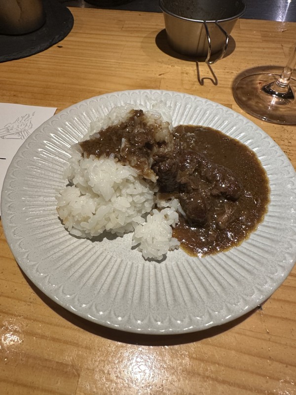 福岡出張。ジビエ料理の締めで！