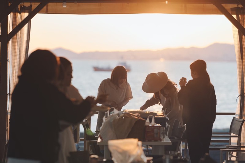 ふらっと海沿いでBBQ🍖