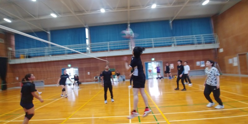 練習試合🏐国際試合^_^