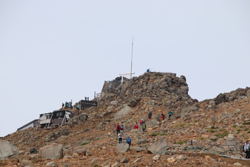 御嶽山剣ヶ峰・8月