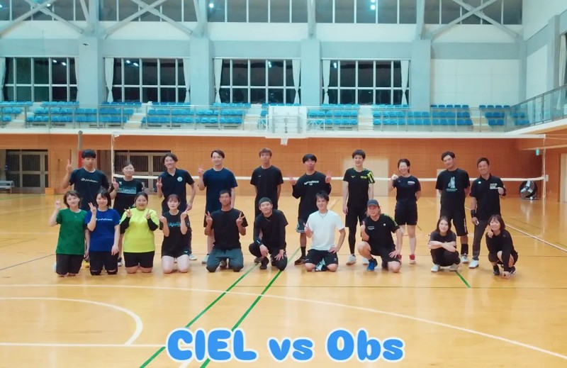 CIELさんと初試合🏐🥳