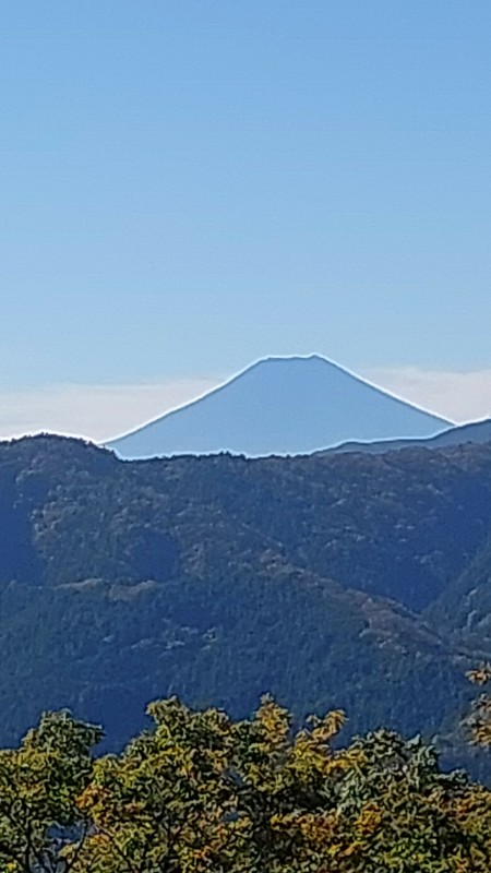 11/9 浅間嶺から見えました