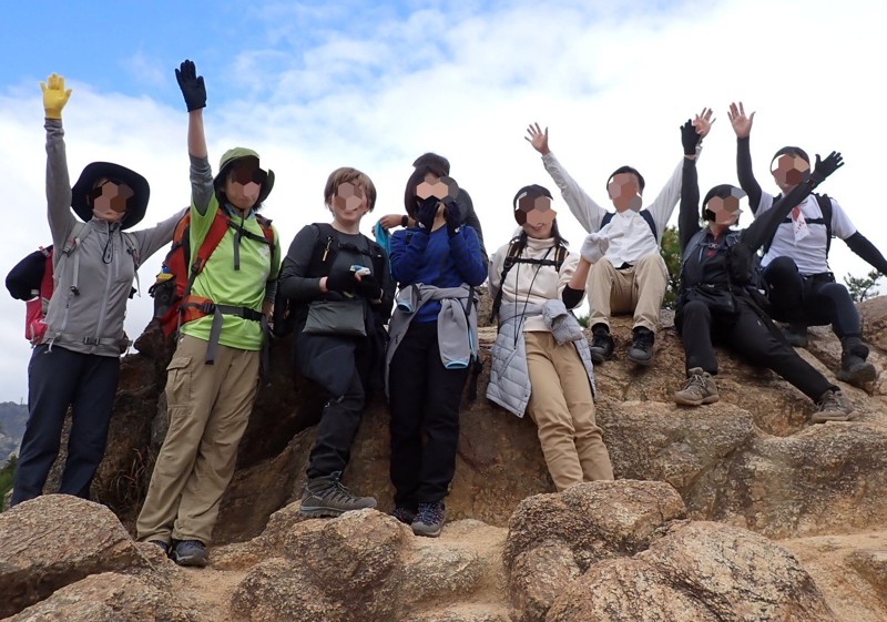 風吹岩〜七兵衛山〜金鳥山