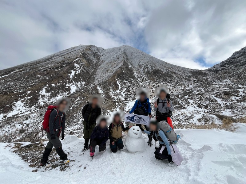 九重で雪山縦走2days