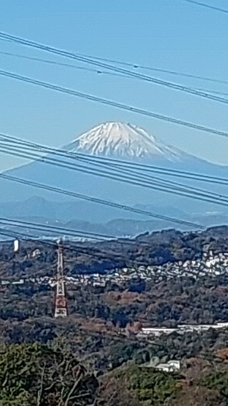 12/23 冬晴れのおかげです