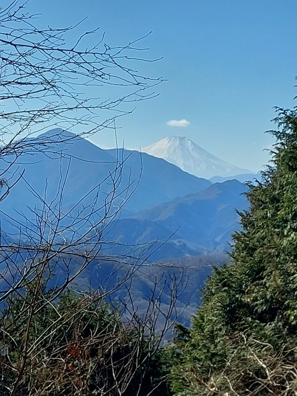 1/18 石老山から富士山