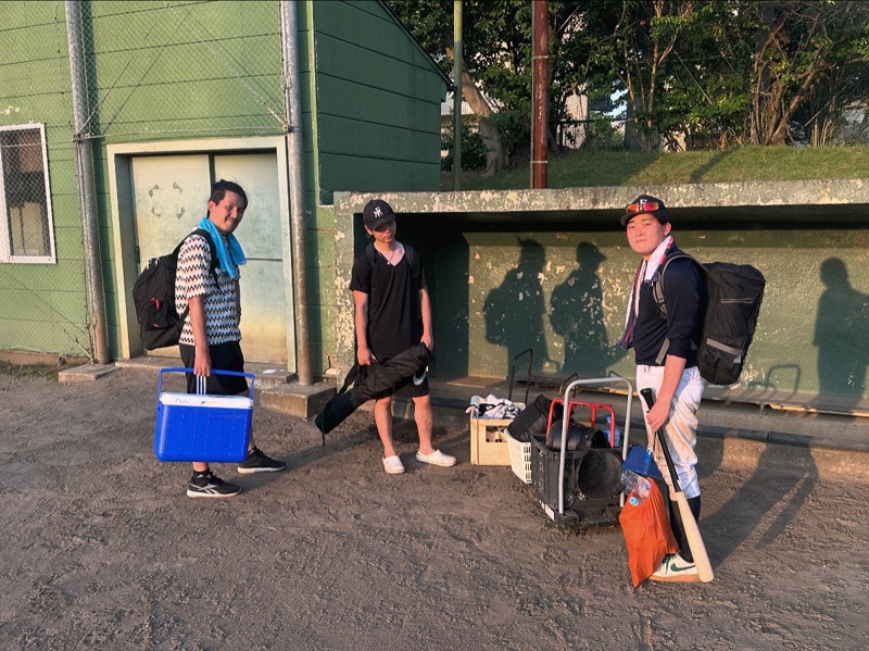 真夏の全力練習会後の写真