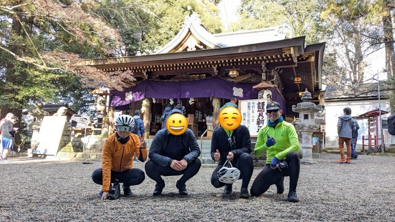 阿蘇神社⛩️へ🚲交通安全祈願