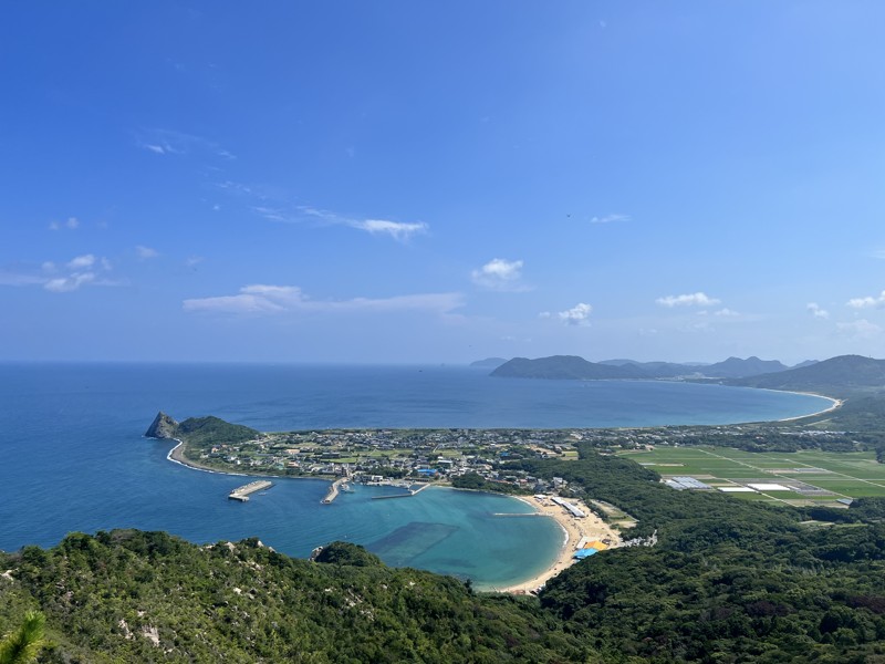 糸島　立石山からの景色